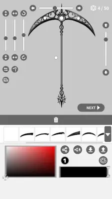 sickle maker - Death Weapon android App screenshot 2